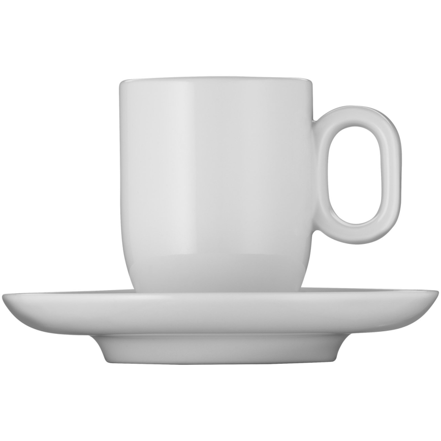 WMF - KOMPLEKTAS 2x Espreso puodelis su lėkšte BARISTA balta