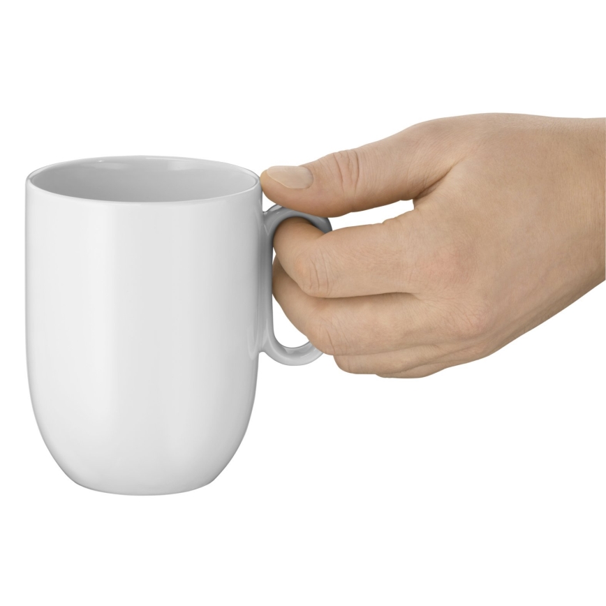 WMF - KOMPLEKTAS 2x Kavos puodelis BARISTA 380 ml balta