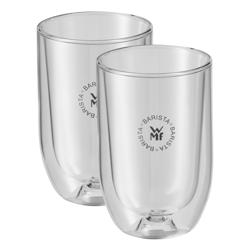 WMF - KOMPLEKTAS 2x Latte macchiato stiklas BARISTA 280 ml