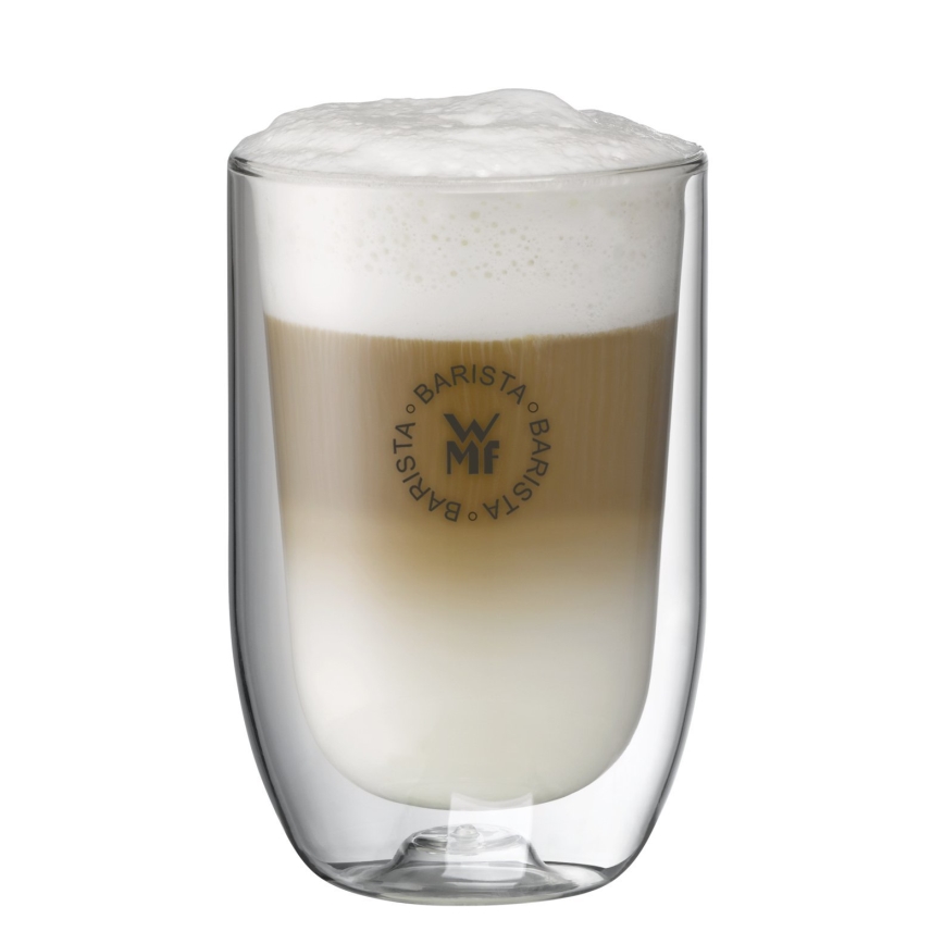 WMF - KOMPLEKTAS 2x Latte macchiato stiklas BARISTA 280 ml