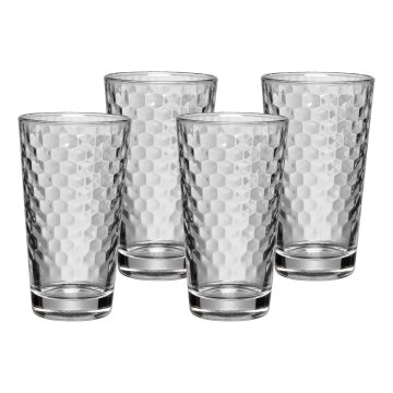 WMF - KOMPLEKTAS 4x Latte macchiato stiklas KAVA TIME 280 ml