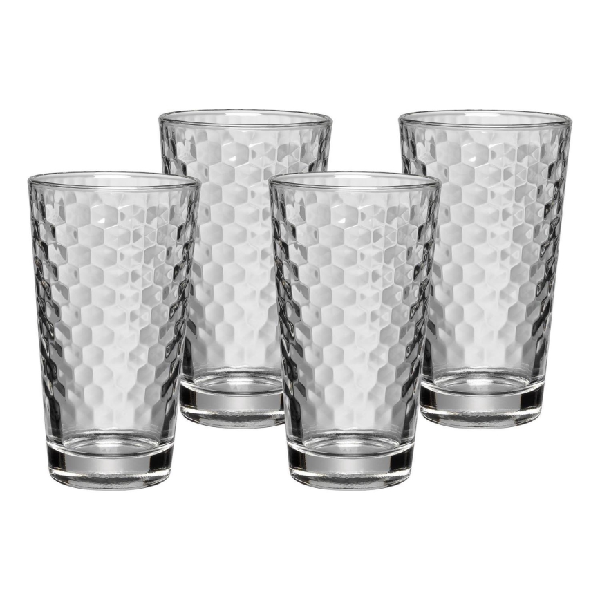 WMF - KOMPLEKTAS 4x Latte macchiato stiklas KAVA TIME 280 ml