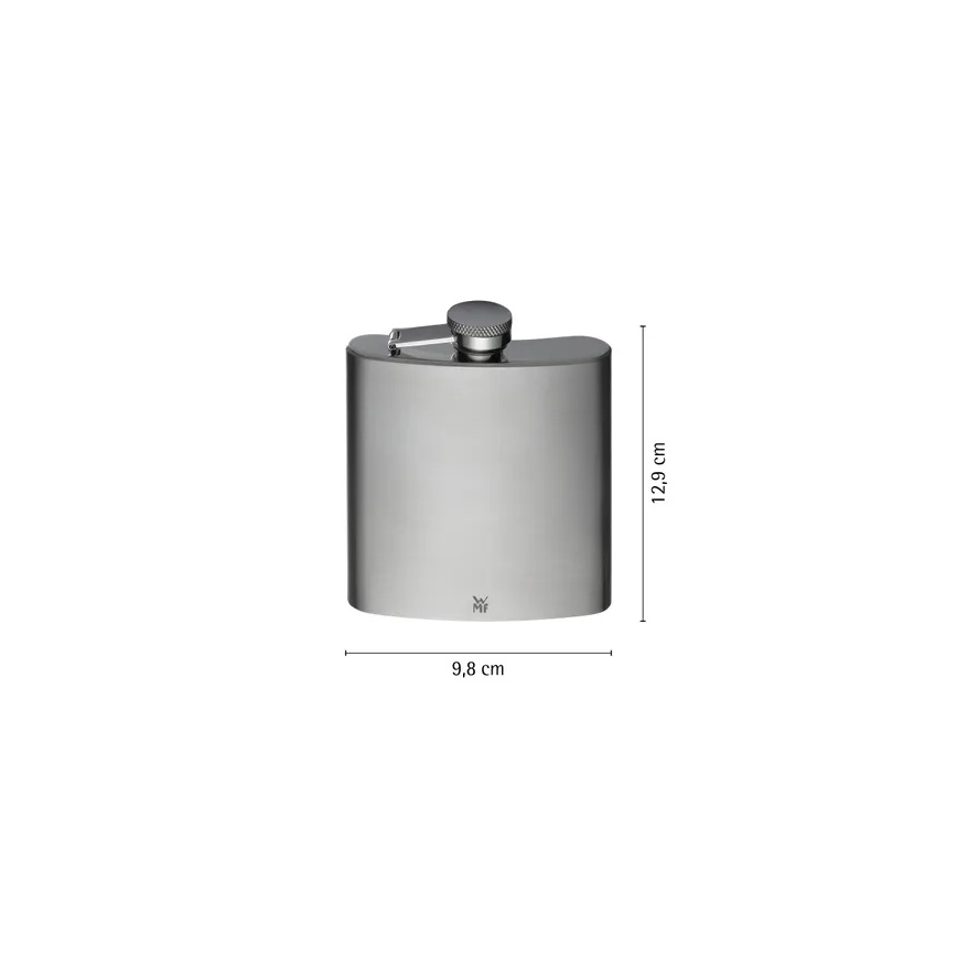 WMF - MANHATTAN 6 dalių rinkinys: kišeninė gertuvė ir šotų taurelės