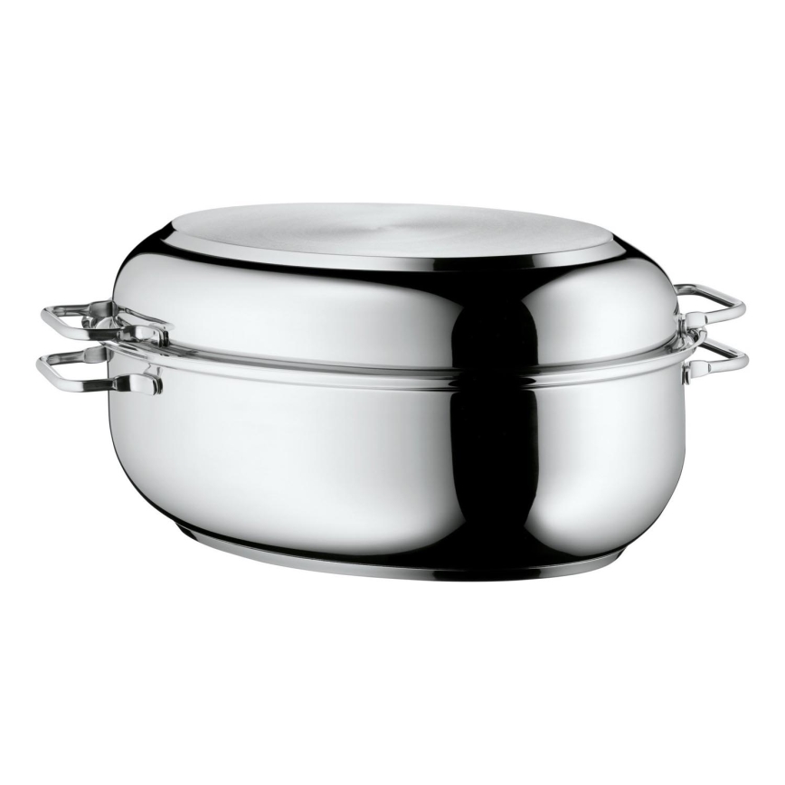 WMF - Ovali kepimo skarda su dangteliu  41x28,5 x18 cm nerūdijantis