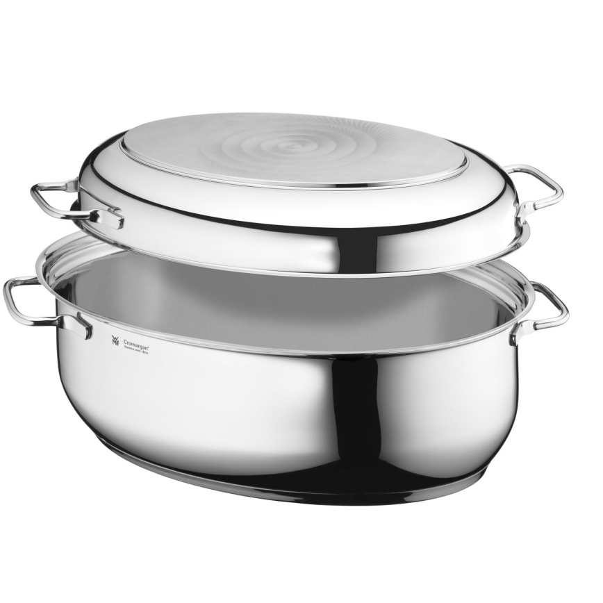 WMF - Ovali kepimo skarda su dangteliu  41x28,5 x18 cm nerūdijantis