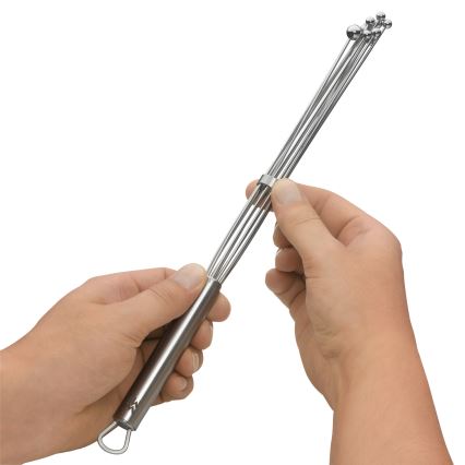 WMF - PROFI PLUS plakimo šluotelė su reguliuojamu slankiojančiu žiedu, 32 cm, iš nerūdijančio plieno