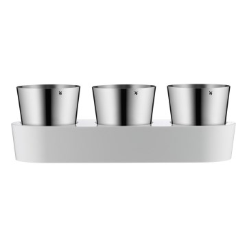 WMF - Savaime laistantis žolelių vazonas 3vnt GOURMET balta/nerūdijantis