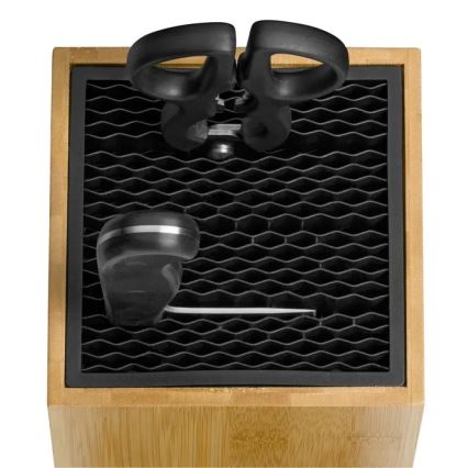 WMF - SPITZENKLASSE PLUS 6 dalių virtuvinių peilių rinkinys su peilių bloku