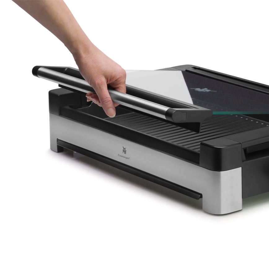 WMF - Stalo elektrinis grilis su dangteliu LONO 2200W/230V nerūdijantis