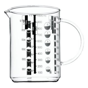 WMF - Stiklinis matavimo puodelis GOURMET 1l
