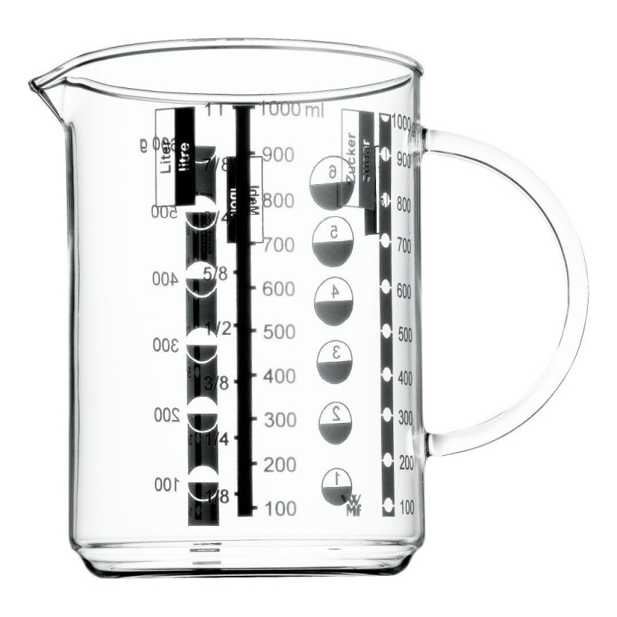 WMF - Stiklinis matavimo puodelis GOURMET 1l
