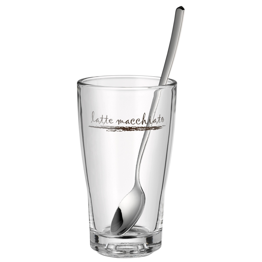 WMF - Stiklinių ir šaukštų rinkinys latte macchiato CLEVER & MORE 6 vnt.