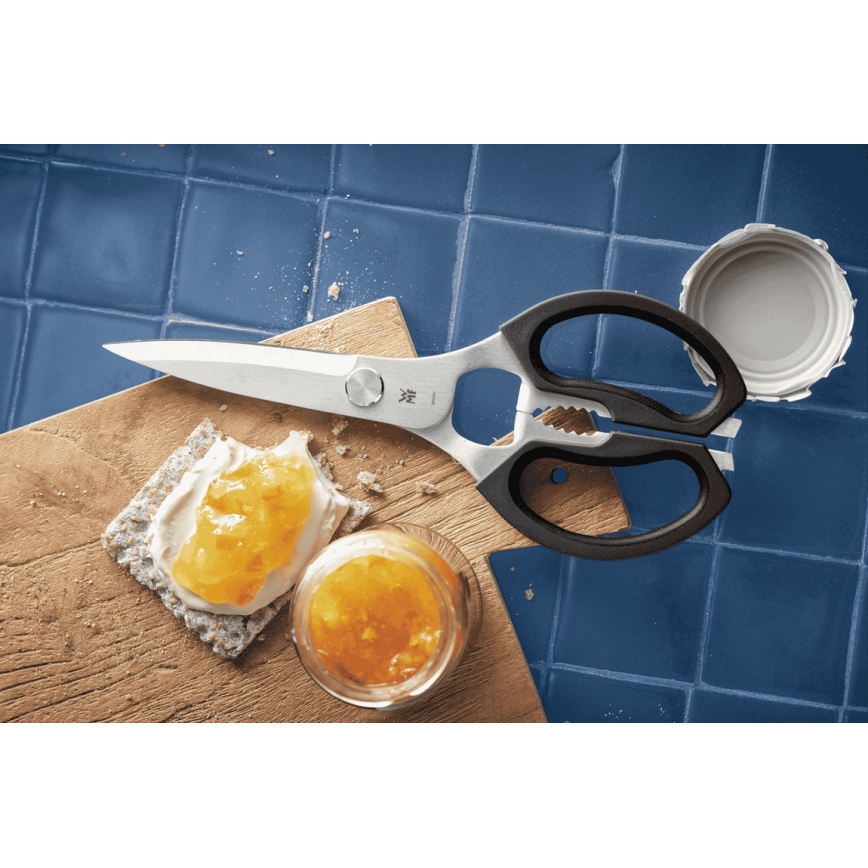 WMF - universalios žirklės 23,4 cm, juodos