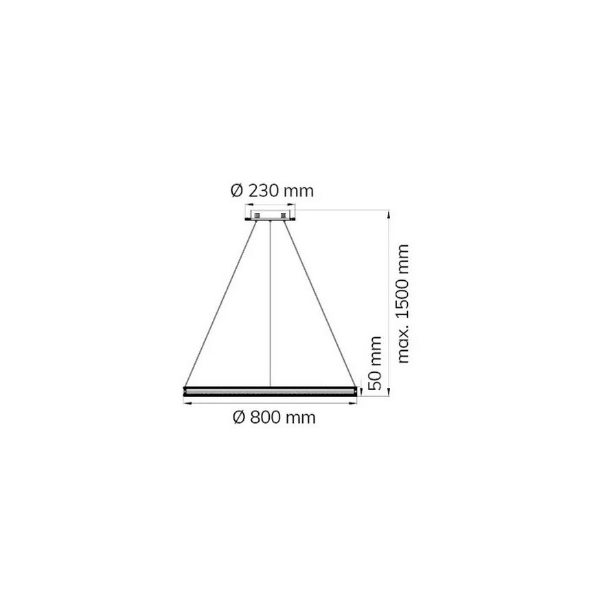 Wofi 11313 - LED Reguliuojamas pakabinamas sietynas LENA LED/44W/230V 3000K