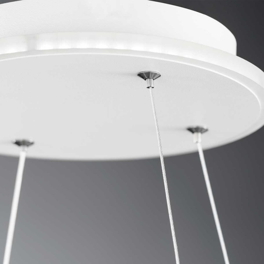 Wofi 11501FW - LED Reguliuojamas pakabinamas sietynas SHAY LED/39W/230V 3000K baltas