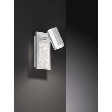 Wofi 11589 - LED sieninis akcentinis šviestuvas BALI 1xGU10/5W/230V + LED/6W/230V