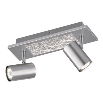 Wofi 11590 - LED taškinis šviestuvas BALI 2xGU10/5W/230V + LED/4,5W/230V
