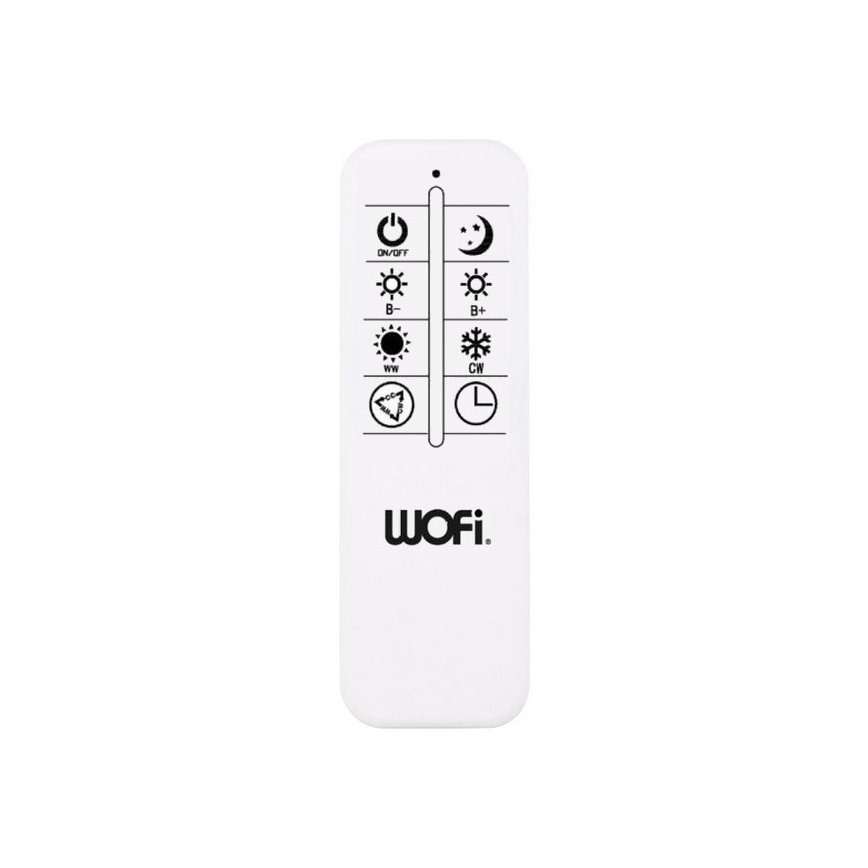 Wofi 11621 - LED Reguliuojamas lubinis šviestuvas AKON LED/38W/230V 2700-5500K+ valdymo pultas