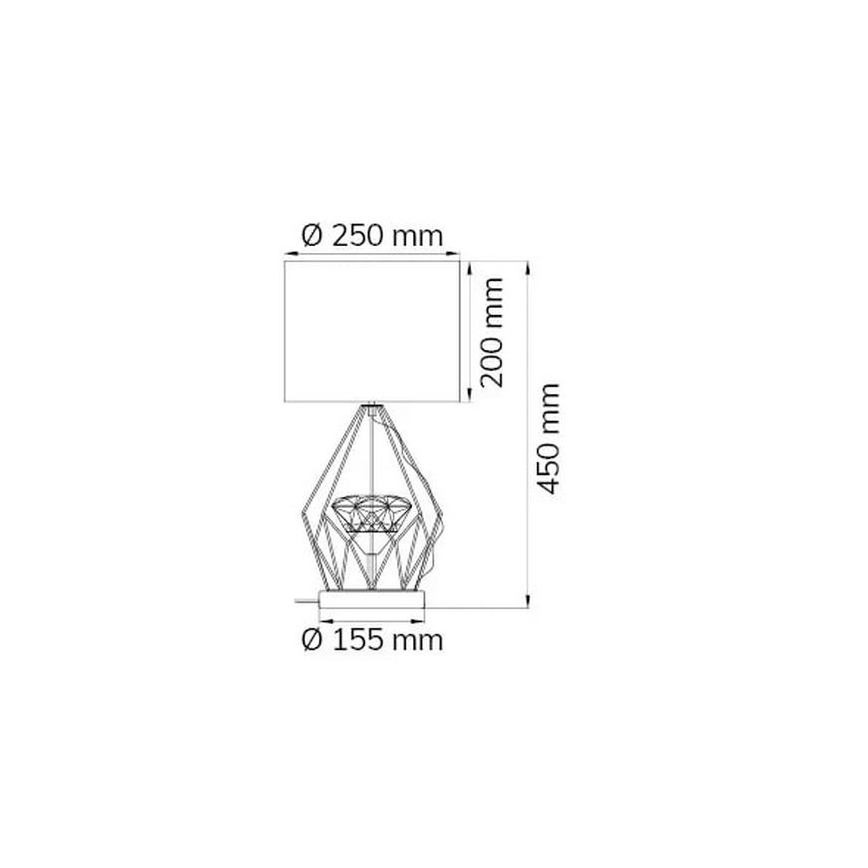 Wofi 11977 - LED pritemdomas stalinis šviestuvas AMY LED/10W/230V