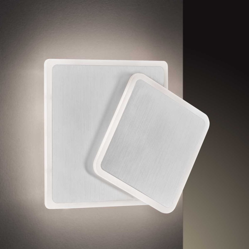 Wofi 12052 - LED lubinis šviestuvas SUTTER LED/10,5W/230V 3000K matinis chromas