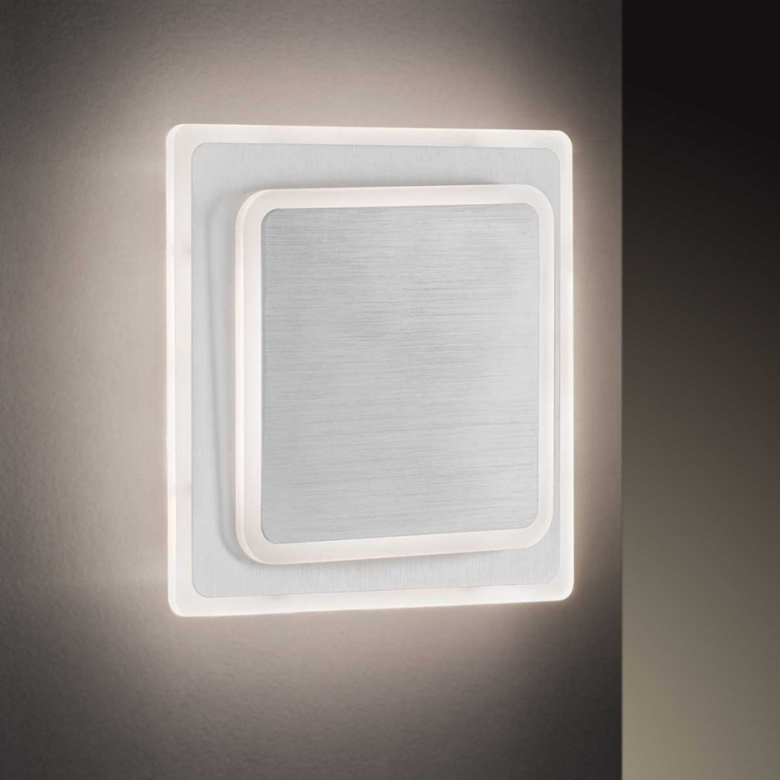 Wofi 12052 - LED lubinis šviestuvas SUTTER LED/10,5W/230V 3000K matinis chromas