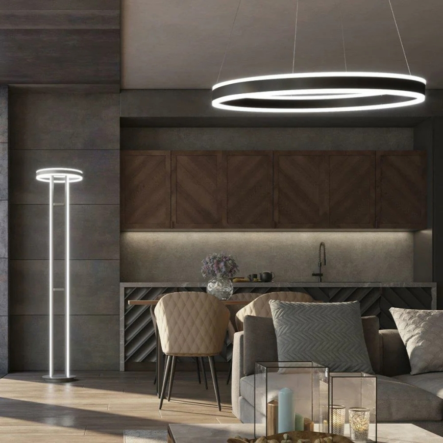 Wofi 12147 - LED Reguliuojamas pakabinamas sietynas KEMI LED/73W/230V 3000K + nuotolinio valdymo pultas