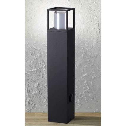 Wofi 12234 - Lauko LED lempa su lizdu FILIA LED/8,5W/230V IP54 80 cm SCHUKO