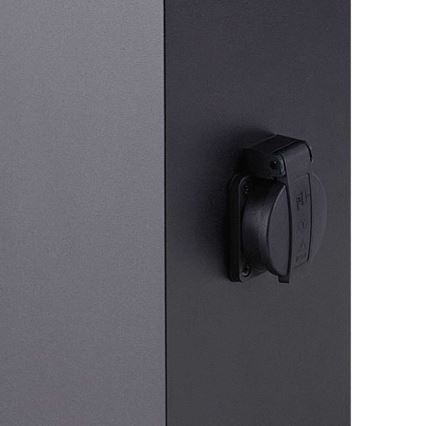 Wofi 12234 - Lauko LED lempa su lizdu FILIA LED/8,5W/230V IP54 80 cm SCHUKO