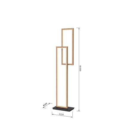 Wofi 3023-206 - LED pritemdomas toršeras PESCARA LED/21W/230V