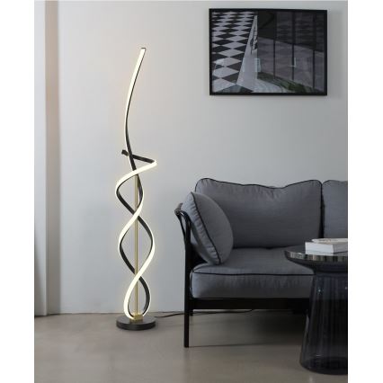 Wofi 3134-104 - LED pritemdomas toršeras INDIGO LED/31W/230V juoda/auksas