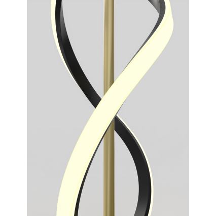 Wofi 3134-104 - LED pritemdomas toršeras INDIGO LED/31W/230V juoda/auksas