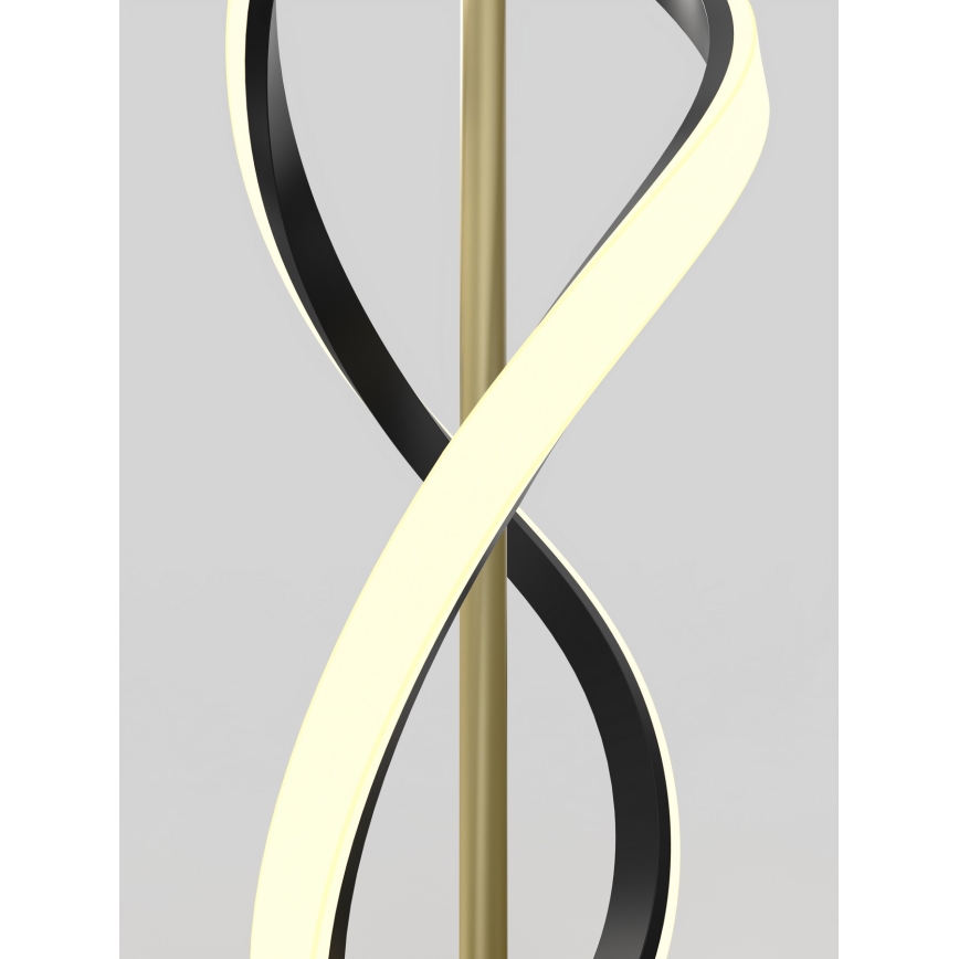 Wofi 3134-104 - LED pritemdomas toršeras INDIGO LED/31W/230V juoda/auksas