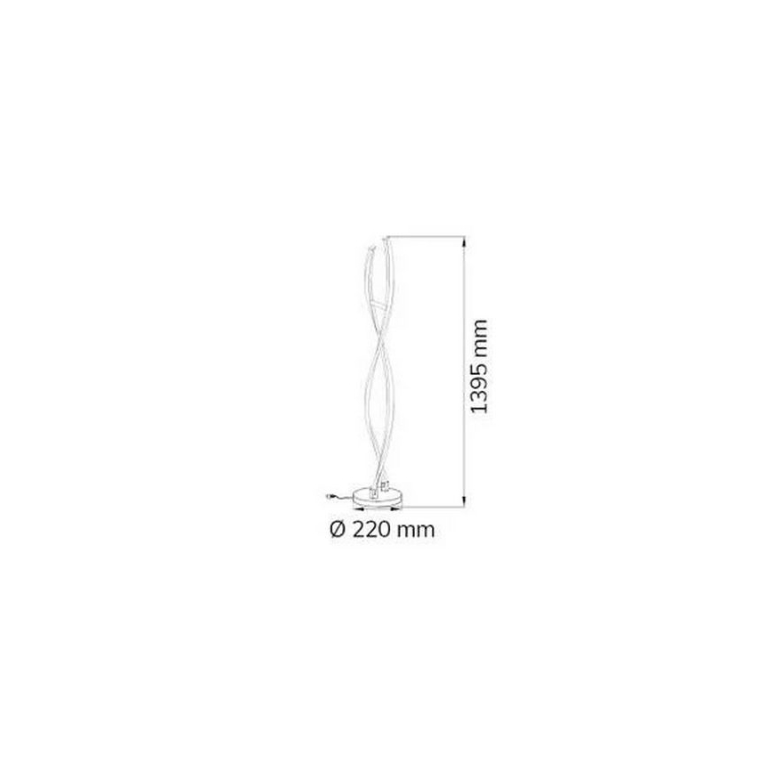Wofi 3152.02.01.6000 - LED pritemdomas toršeras IDANA 2xLED/14W/230V