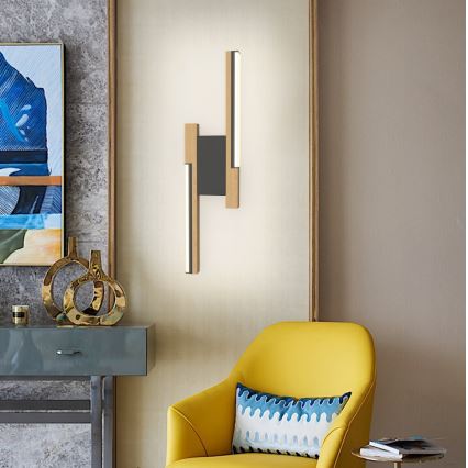 Wofi 4031-206- reguliuojamas LED sieninis šviestuvas PALERMO 11W/230V, pagamintas iš kaučiukmedžio