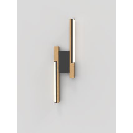 Wofi 4031-206- reguliuojamas LED sieninis šviestuvas PALERMO 11W/230V, pagamintas iš kaučiukmedžio