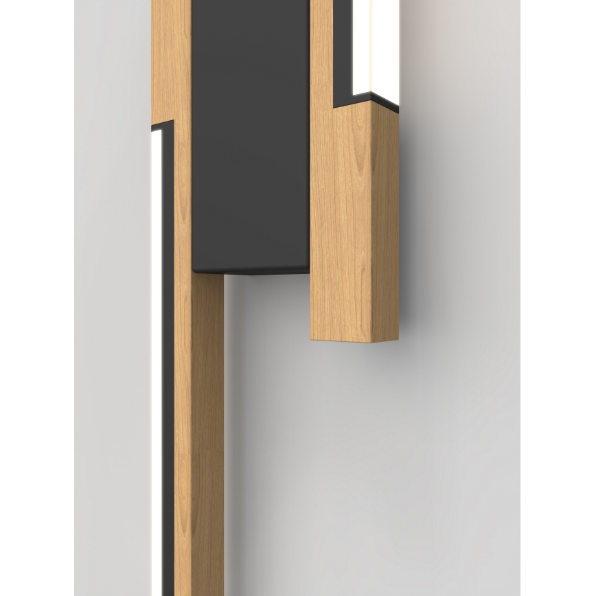 Wofi 4031-206- reguliuojamas LED sieninis šviestuvas PALERMO 11W/230V, pagamintas iš kaučiukmedžio