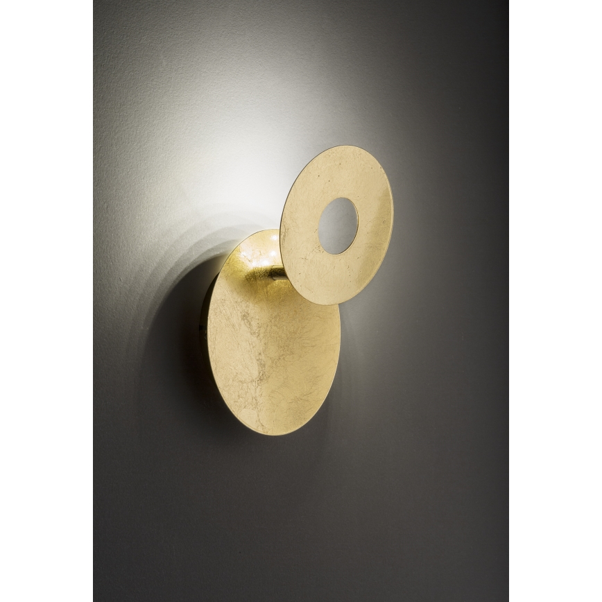 Wofi 4048-101R - LED sieninis šviestuvas BAYONNE LED/6,5W/230V auksas