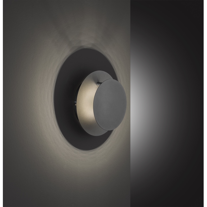 Wofi 4048-102R - LED sieninis šviestuvas BAYONNE LED/6,5W/230V antracitas