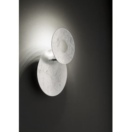 Wofi 4048-203R - LED sieninis šviestuvas BAYONNE LED/6,5W/230V sidabras