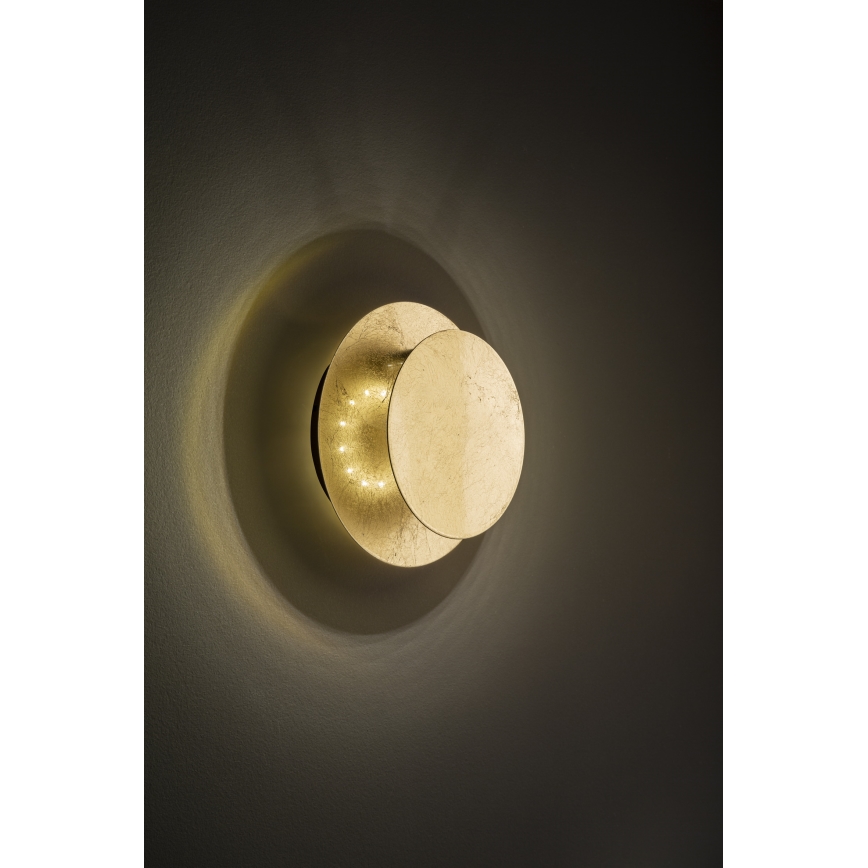 Wofi 4048-301R - LED sieninis šviestuvas BAYONNE LED/6,5W/230V auksas