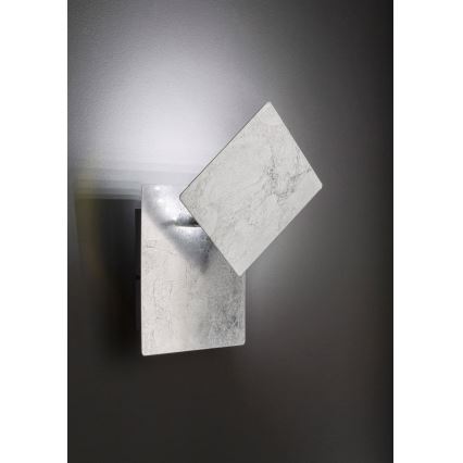 Wofi 451401709000 - LED sieninis šviestuvas FEY LED/8W/230V matinis chromas