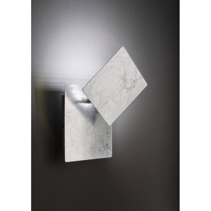 Wofi 451401709000 - LED sieninis šviestuvas FEY LED/8W/230V matinis chromas