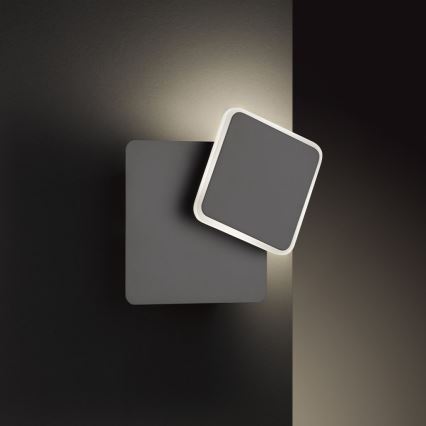 Wofi 4785.01.10.9000 – LED Sieninis šviestuvas SUTTER LED/4,5W/230V 3000K juodas