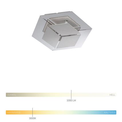 Wofi 4825.01.54.9000 – LED Sieninis šviestuvas HARPER LED/12W/230V 3000K