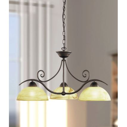 Wofi 5128.03.09.0000 - Sietynas ant grandinės LACCHINO 3xE27/60W/230V