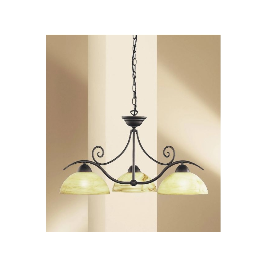 Wofi 5128.03.09.0000 - Sietynas ant grandinės LACCHINO 3xE27/60W/230V