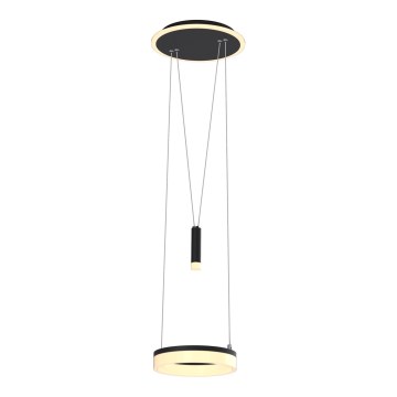 Wofi 6054-302 - LED Reguliuojamas pakabinamas sietynas JESSE LED/15,5W/230V juoda