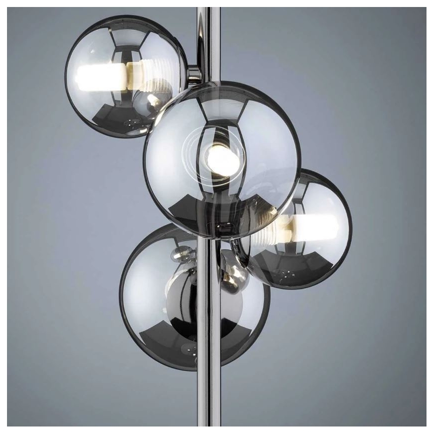 Wofi 8014.04.24.9000 – LED Stalinė lempa VILLA 4xG9/3W/230V juoda