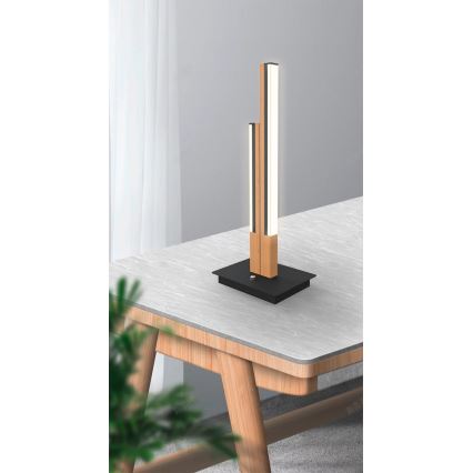 Wofi 8031-206 - LED stalinė lempa PALERMO LED/10,5W/230V kaučiukmedis