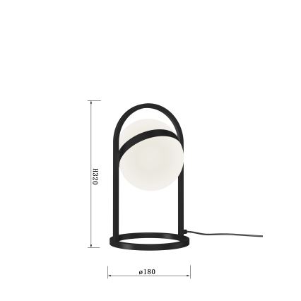 Wofi 8046-102 - LED Jutiklinis pritemdomas stalinis šviestuvas AVIGNON LED/10,5W/230V juoda